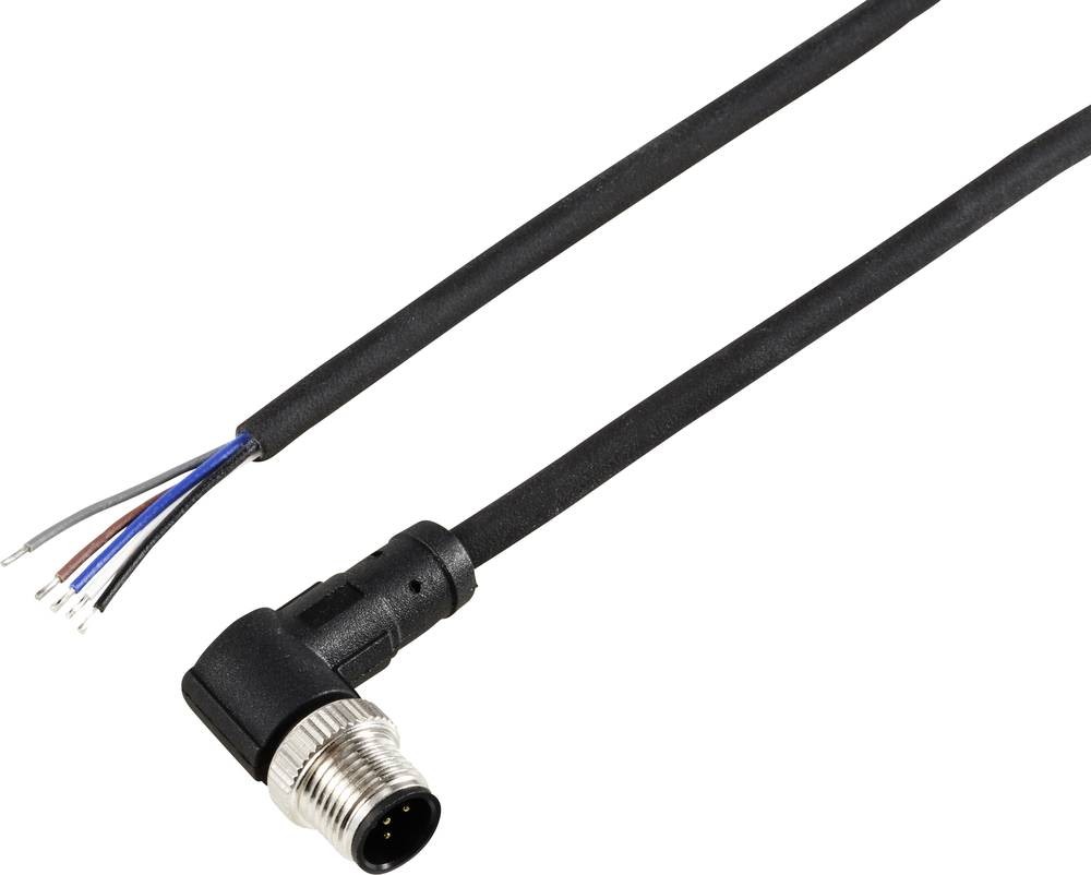 TRU COMPONENTS TC-12833144 Sensor-/Aktor-Anschlussleitung M12 Stecker,