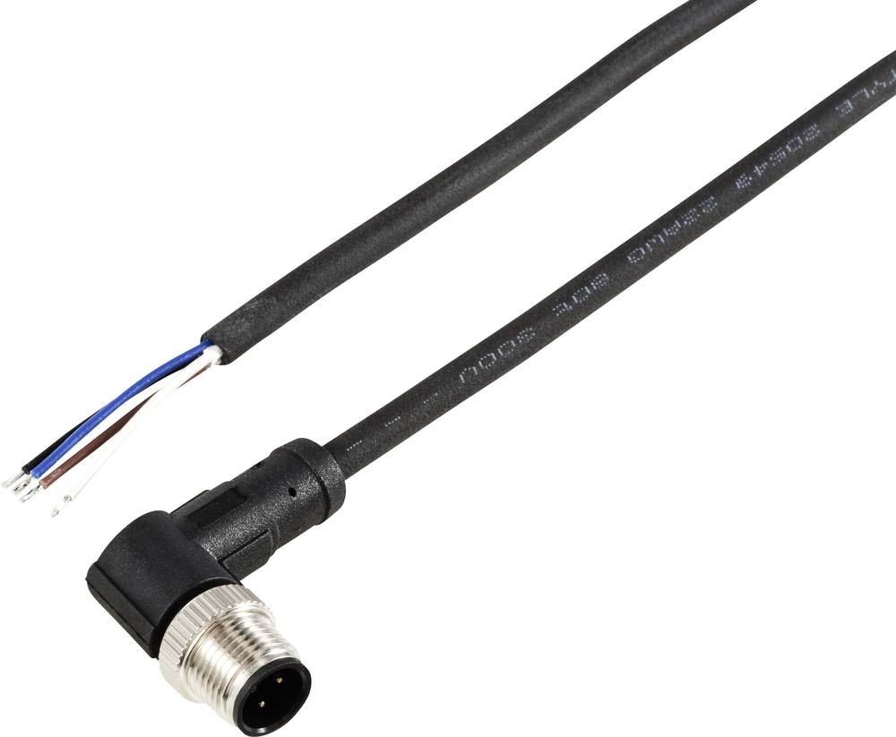 TRU COMPONENTS TC-12833020 Sensor-/Aktor-Anschlussleitung M12 Stecker,