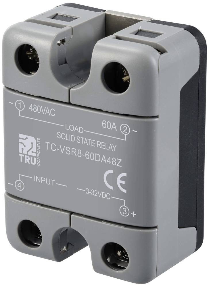 TRU COMPONENTS Halbleiterrelais TC-12705364 60A Schaltspannung (max.):