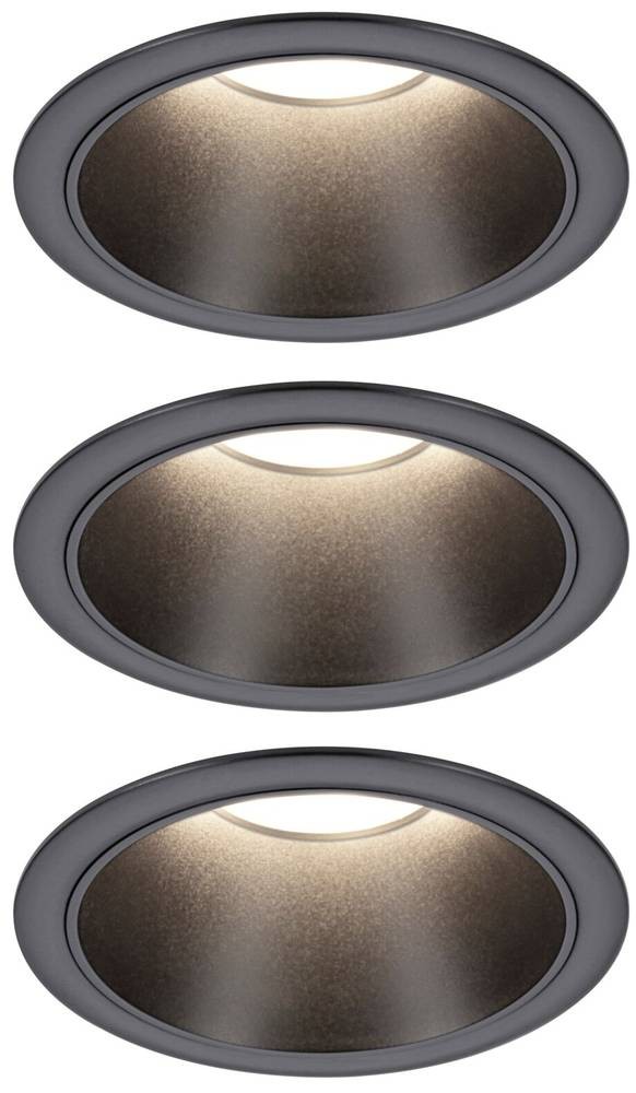 Paulmann 94869 Cole Coin Einbauleuchte LED 6W noir