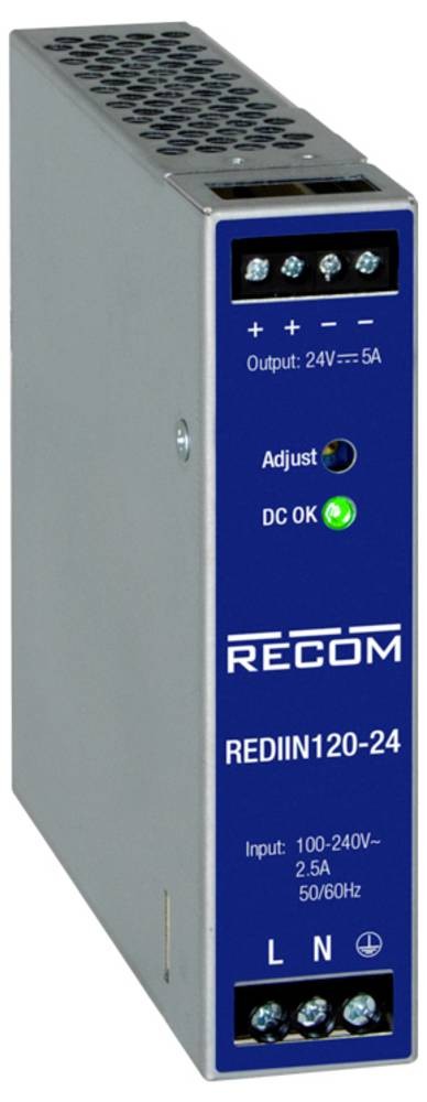 RECOM REDIIN120-24 Hutschienen-Netzteil (DIN-Rail) 24V 5A 120W Anzahl