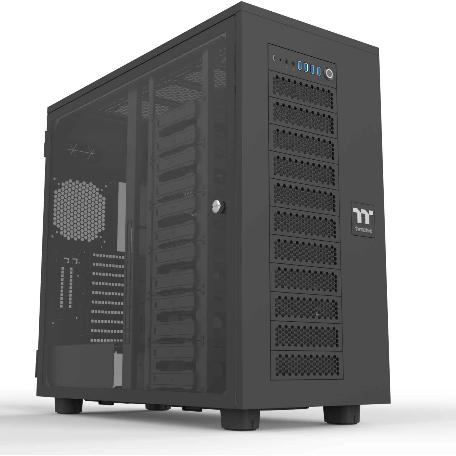 Thermaltake AX700 TG Tower Black - Thermaltake AX700 TG, Tower, PC,