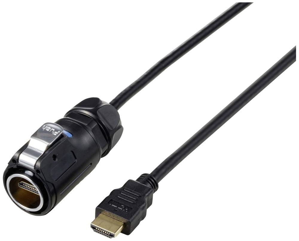 TRU COMPONENTS TC-12770472 adaptor black 1m