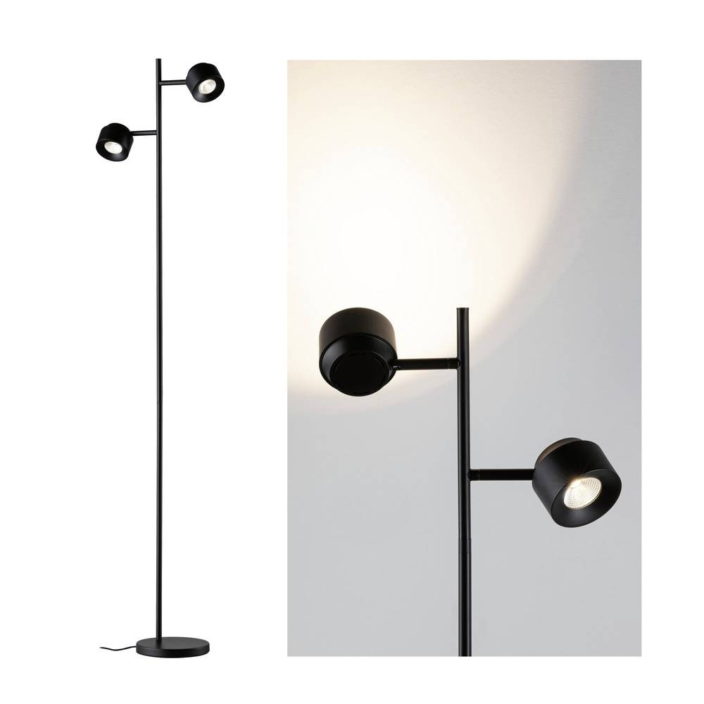 Paulmann Pane I 79775 LED-Stehlampe con Leseleuchte LED 3W nero