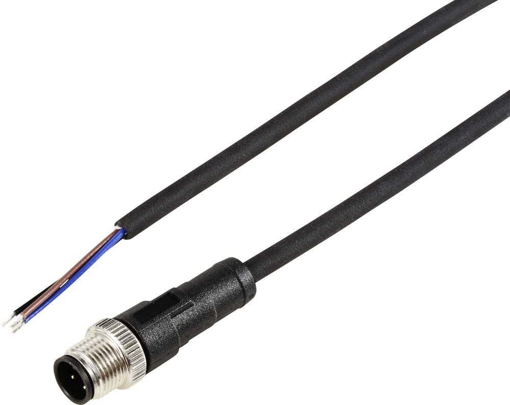 TRU COMPONENTS TC-12833168 Sensor-/Aktor-Anschlussleitung M12 Stecker,