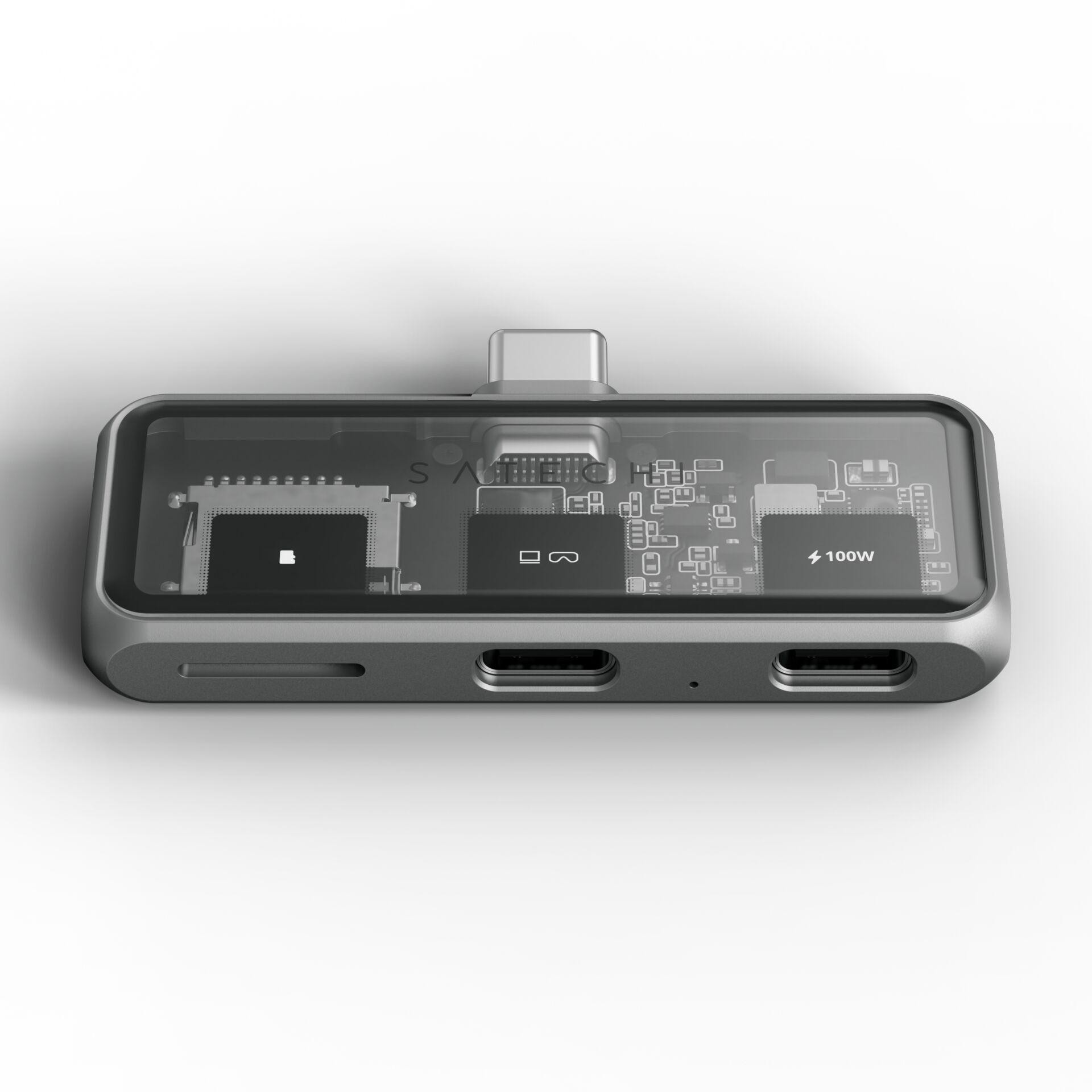 Satechi ST-HXRSDM station d'accueil USB 3.2 Gen 2 (3.1 Gen 2) Type-C