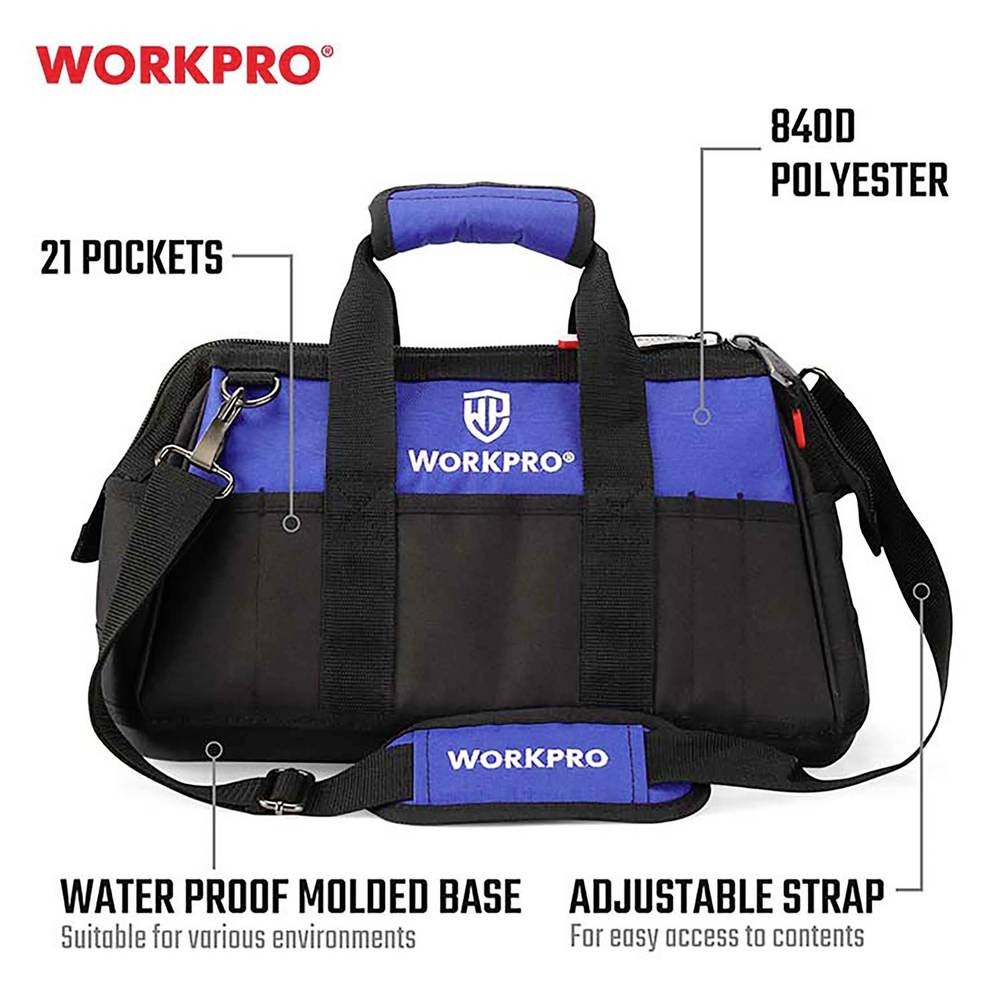 WorkPro WP281007 Werkzeug case unbestückt (L x B x H) 410 x 230 x
