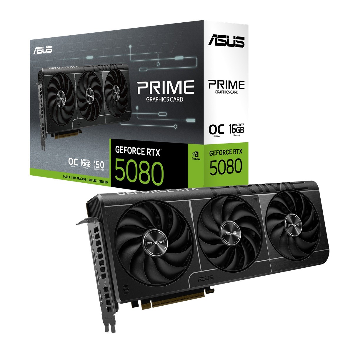 ASUS Prime -RTX5080-O16G NVIDIA GeForce RTX 5080 16 GB GDDR7 - ASUS