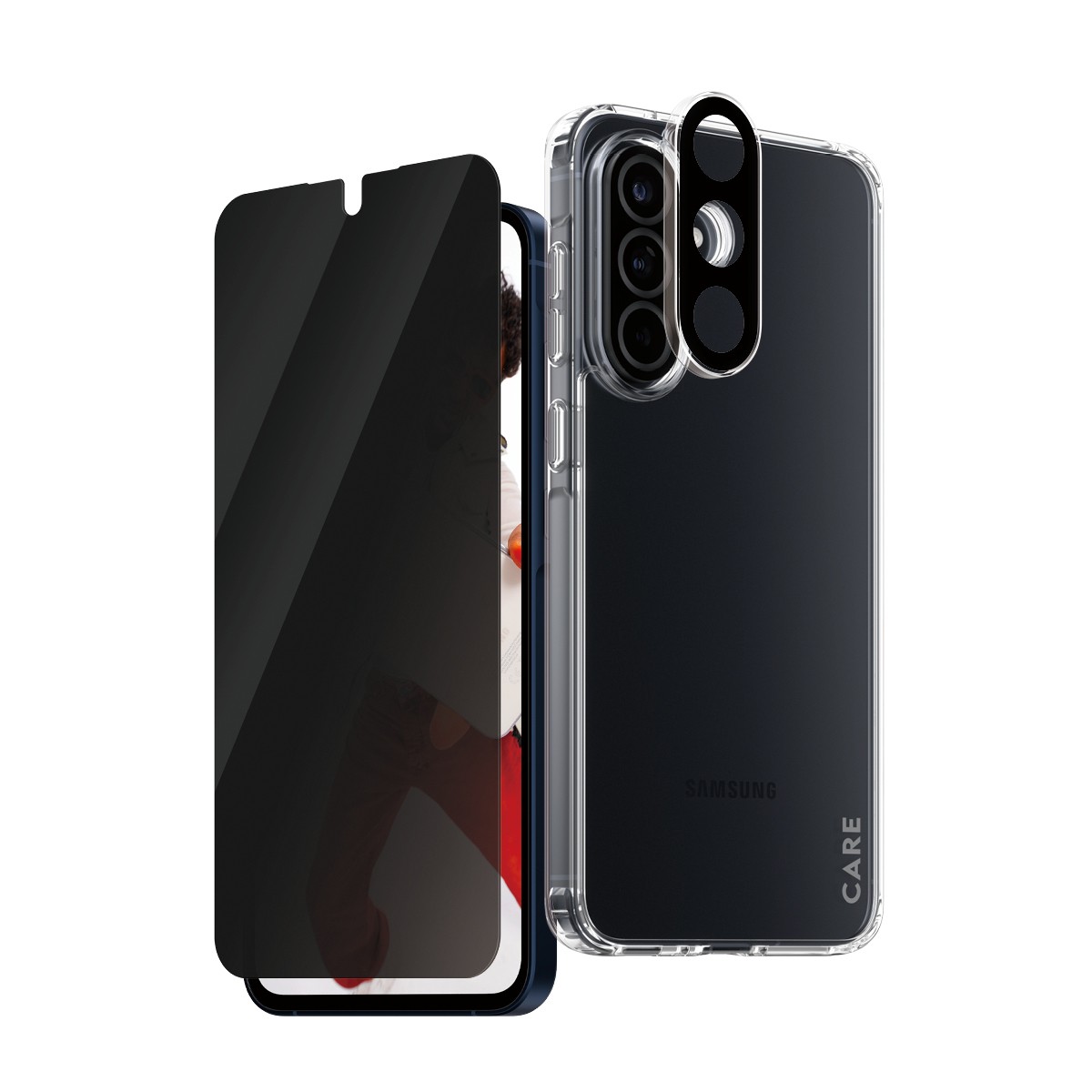 PanzerGlass CARE Flagship 3-in-1 Privacy Bundle Samsung Galaxy A56 5G
