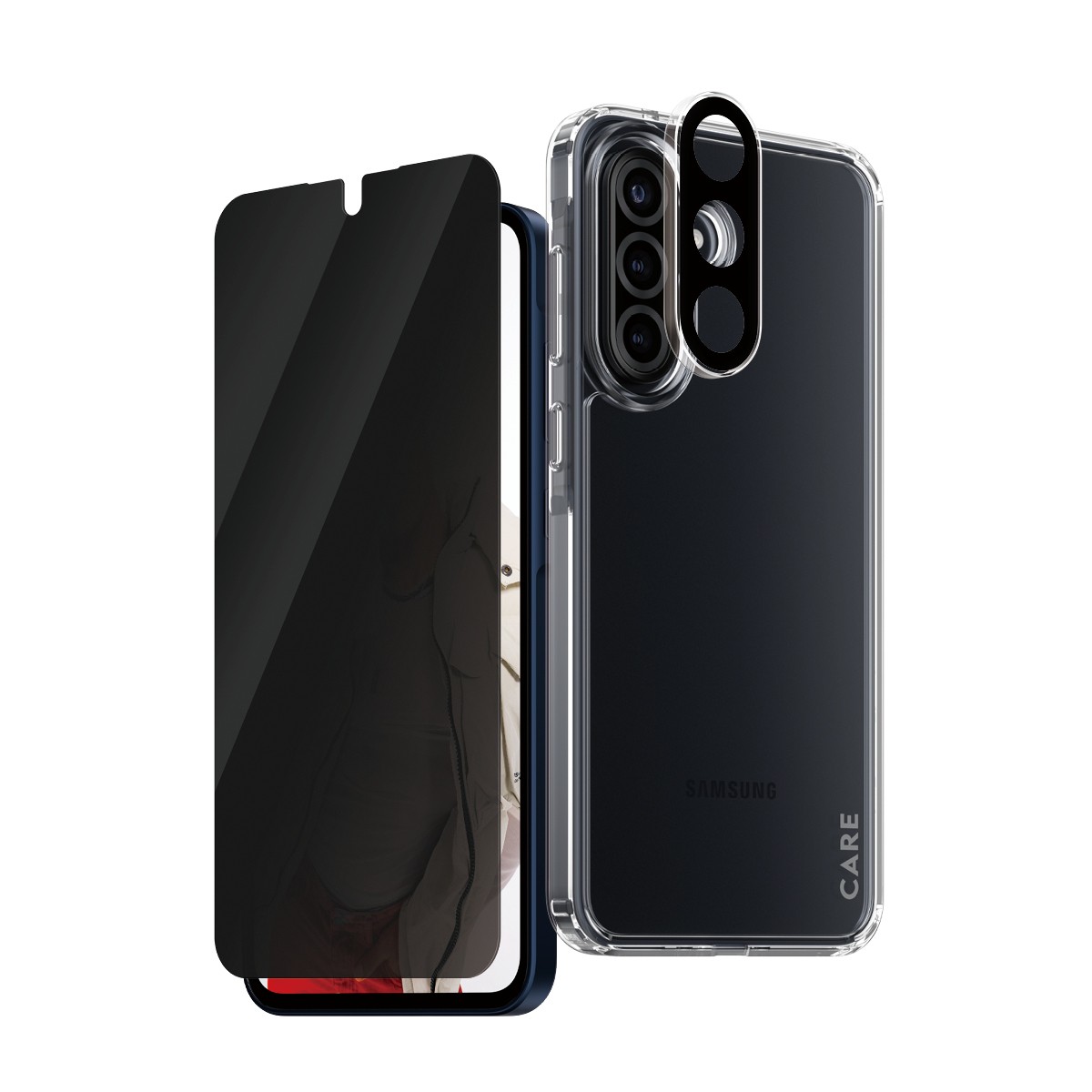 PanzerGlass | CARE by Flagship 3-in-1 Privacy Bundle Samsung