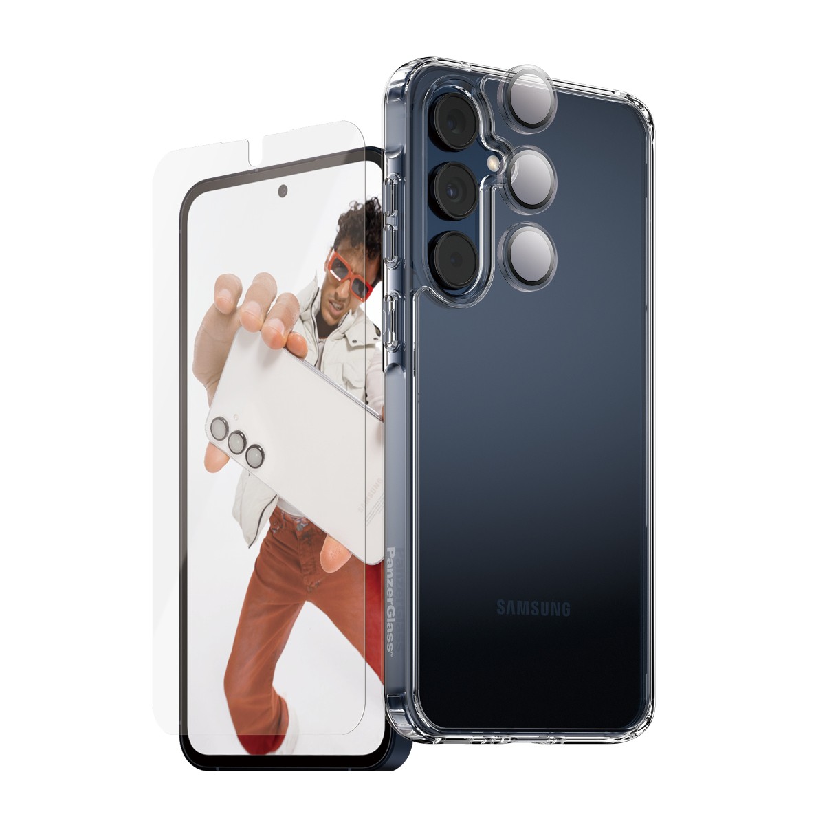 PanzerGlass | CARE by Flagship 3-in-1 Bundle Samsung Galaxy A56