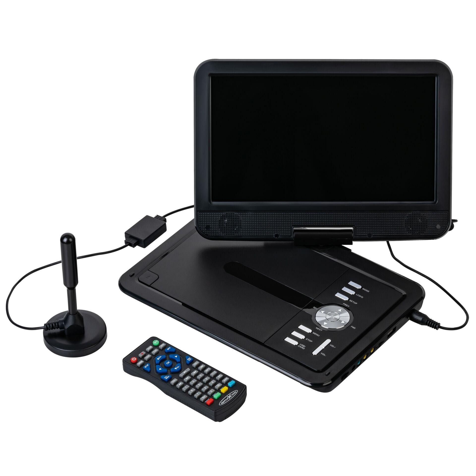 Reflexion DVD1025 Tragbarer TV mit DVD-Player 25.6cm 10.1 Zoll EEK: E