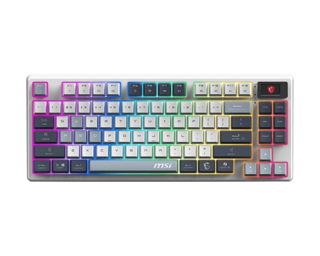 MSI FORGE GK600 TKL W SKY DE Tastatur Gaming