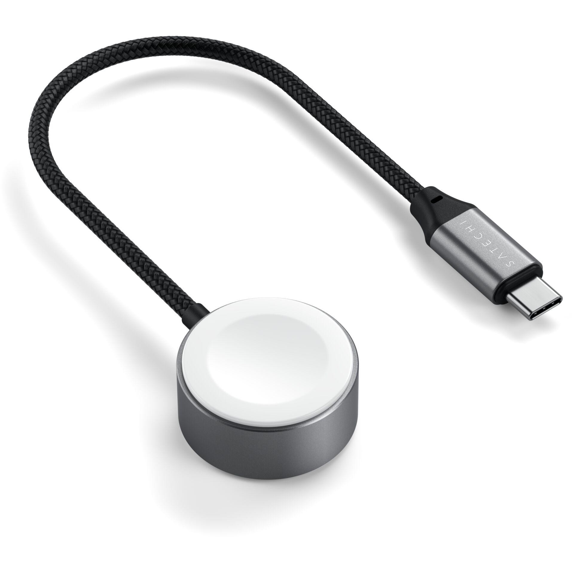 Satechi ST-QCAWM mobile device charger Smartwatch White, Grey USB