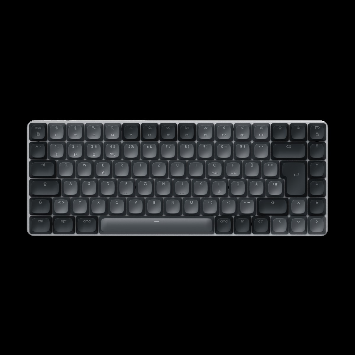 Satechi SM1 Slim Mechanical Backlit BT Keyboard German dark