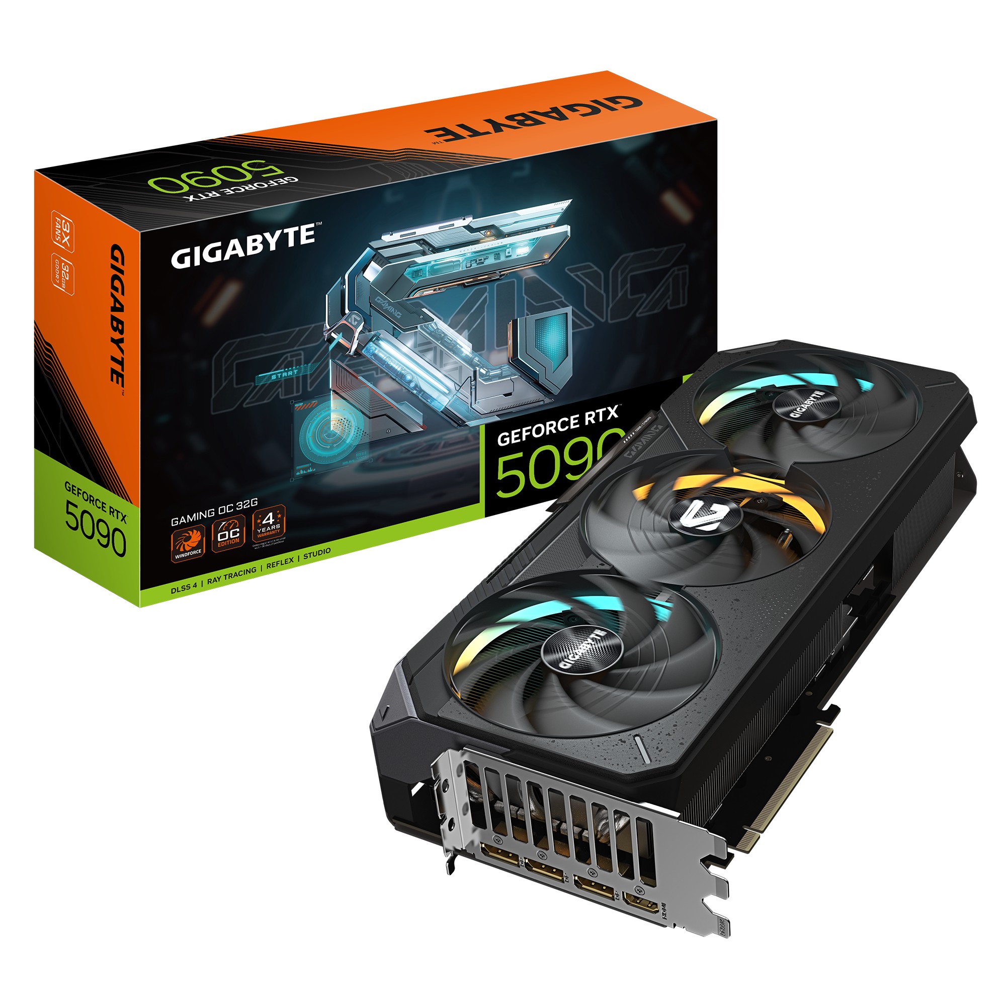 RTX 5090 32GB Gigabyte Gaming OC GDDR7 3Fan