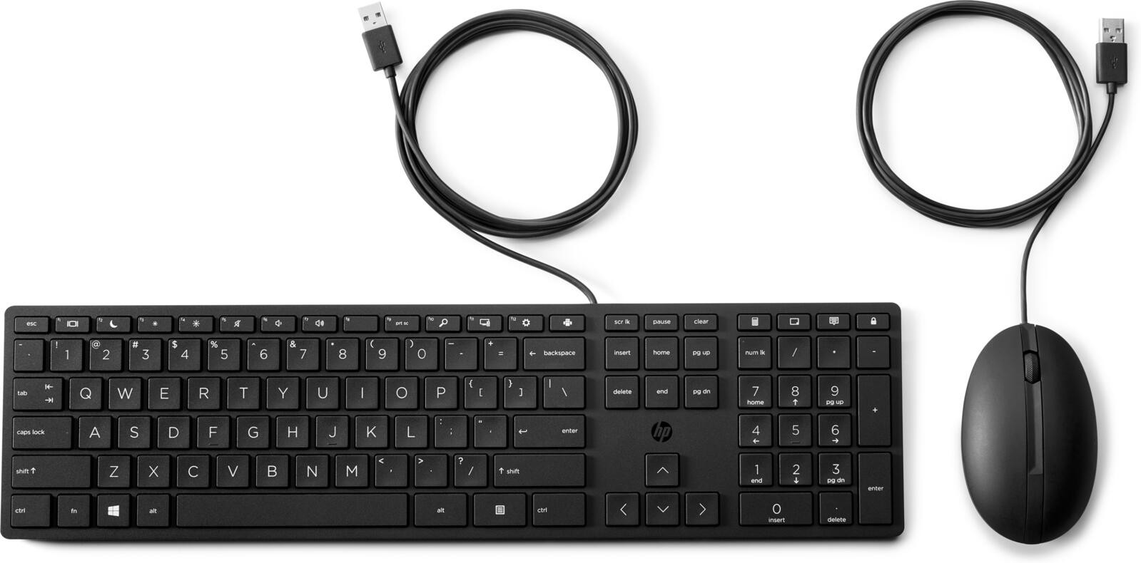 HP 320MK Kabelgebunden USB-A Copilot Taste Schwarz