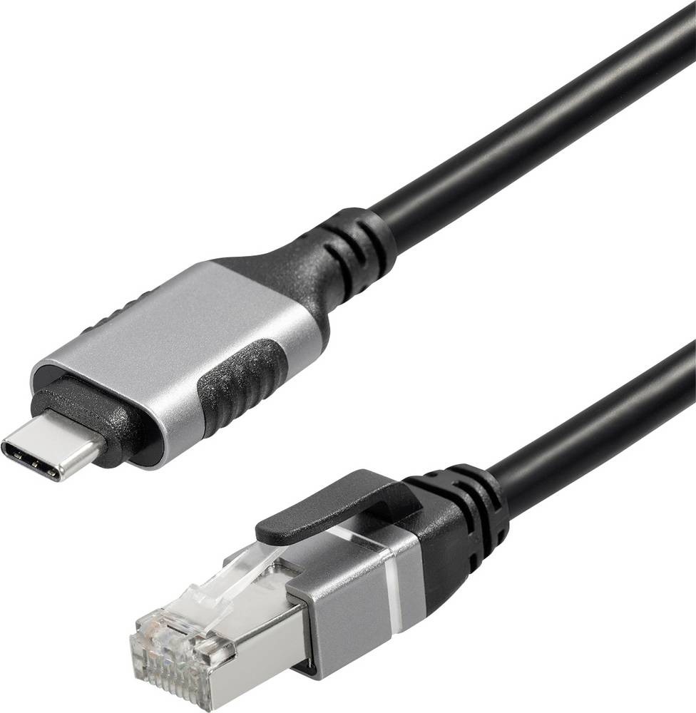 Maxtrack USB-C / RJ45 network adaptorcable CAT 6 [1x USB-C jack -
