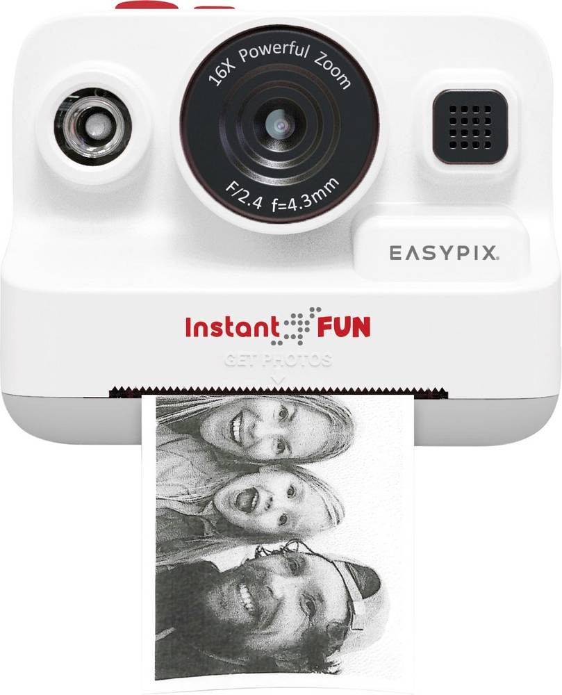 Easypix InstantFUN Digitale Sofortbildcamera white integrated