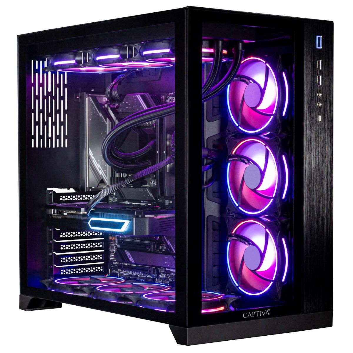 Captiva Highend Gaming PC R89-047 AMD Ryzen 7 7800X3D, 32GB DDR5 RAM,