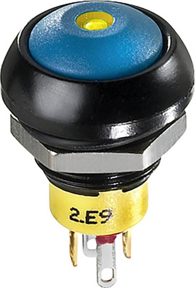 APEM IPR1SAD2L0Y IP Series Druckschalter 12 V/DC 4A 1 x Ein/Aus