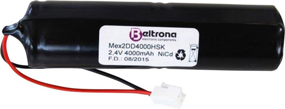 Beltrona ELRD2D4000H Notleuchten-rechargeable battery jack 2.4V 4000