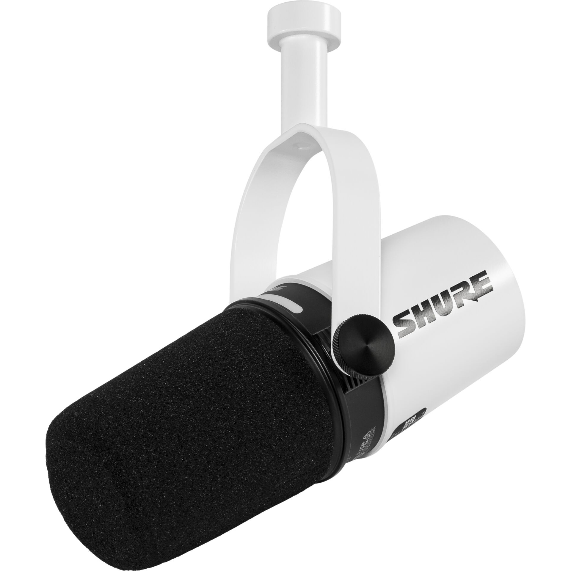 Shure MV7+-W microphone White Studio microphone - Shure MV7+-W,