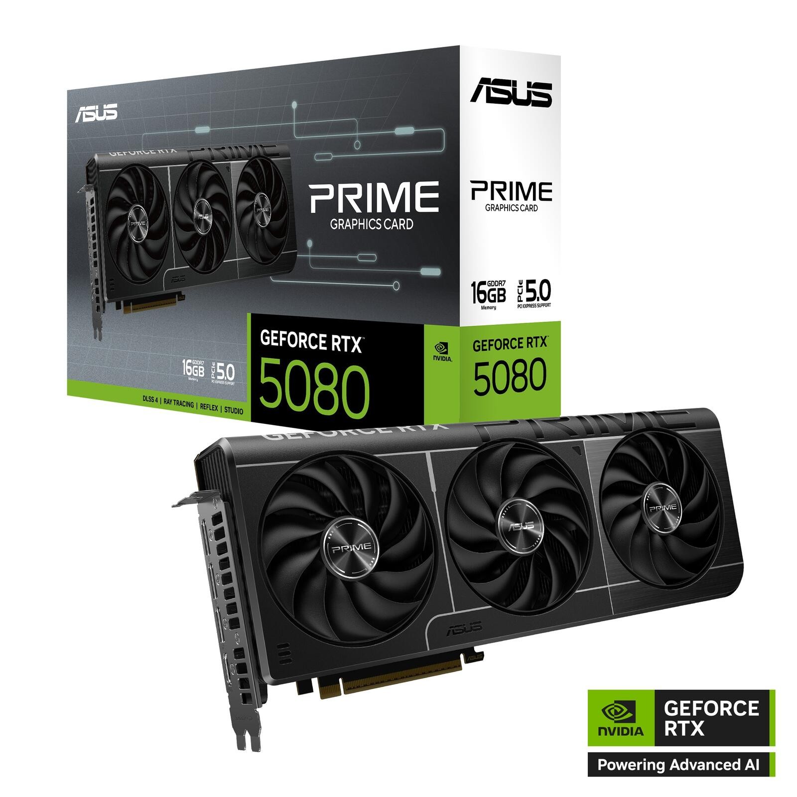 ASUS Prime -RTX5080-16G NVIDIA GeForce RTX 5080 16 GB GDDR7 - ASUS