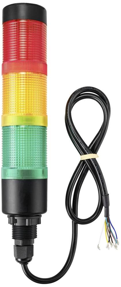 TRU COMPONENTS Signalsäule TC-12835340 TC-HBJD-55A-D/3/RYG/24V/IP65