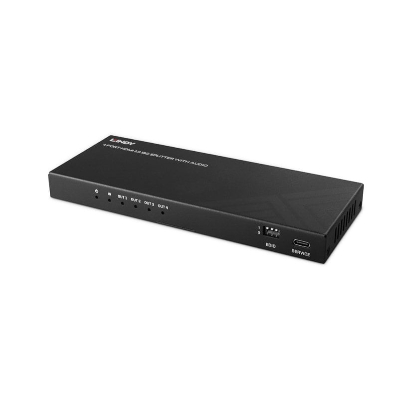 Lindy Splitter HDMI 8K60 avec Audio & Downscaling, 4 Ports - Lindy