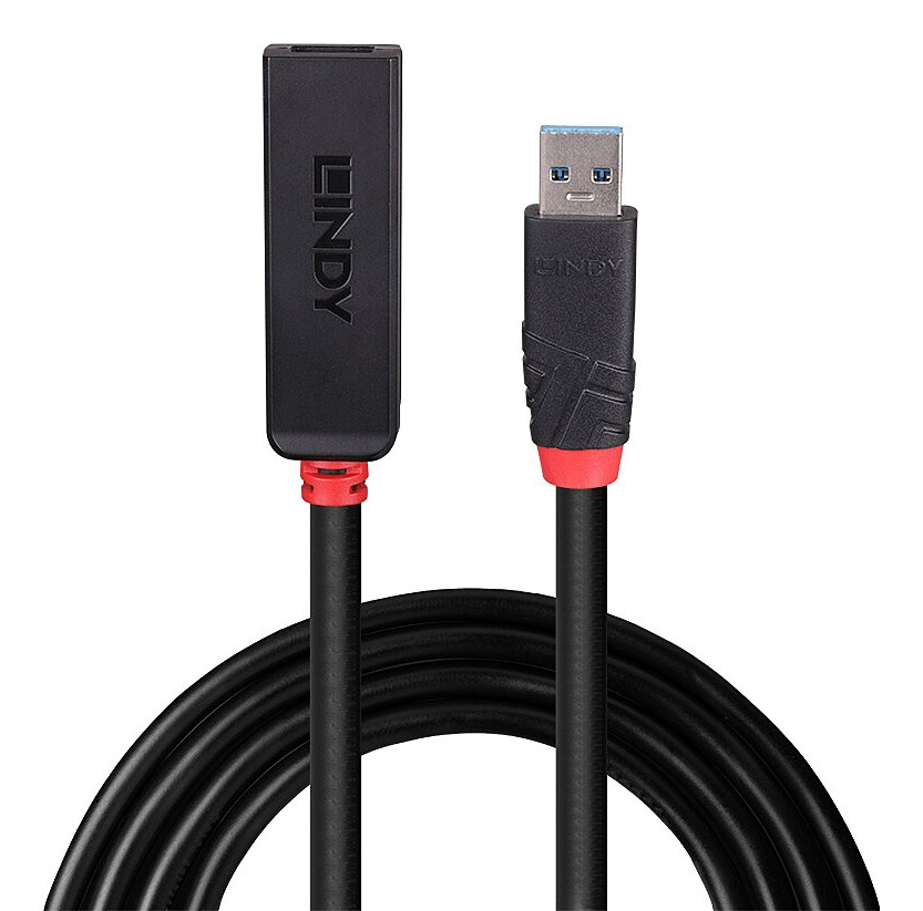 Lindy 15m USB 3.0 Active Extension Slim - Lindy 15m USB 3.0 Active