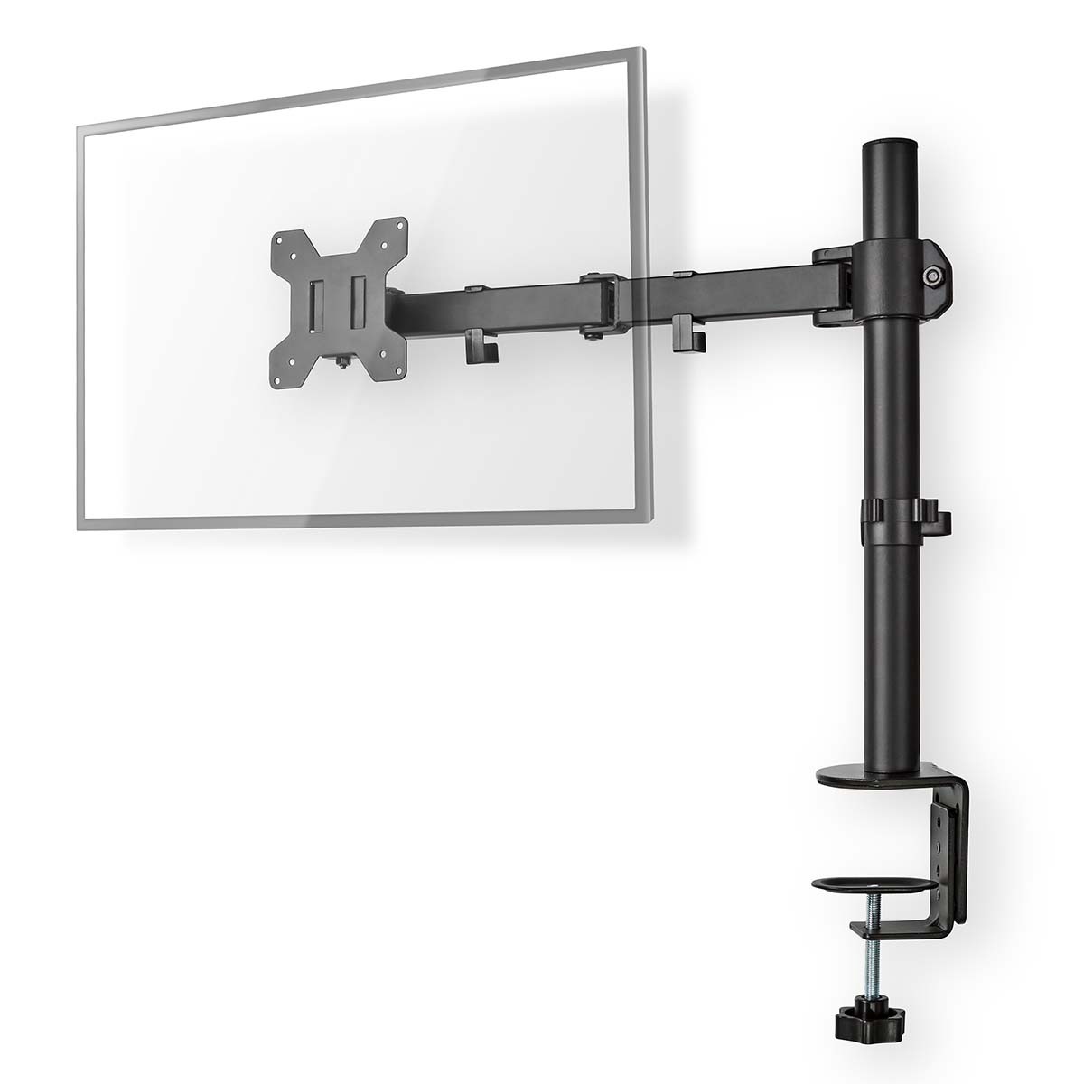 Nedis MMSIS110BK monitor mount / stand 81.3 cm (32") Desk Black -
