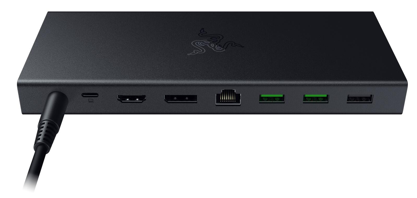 Razer USB 4 Dock Avec fil USB4 Noir - Razer USB 4 Dock, Avec fil,