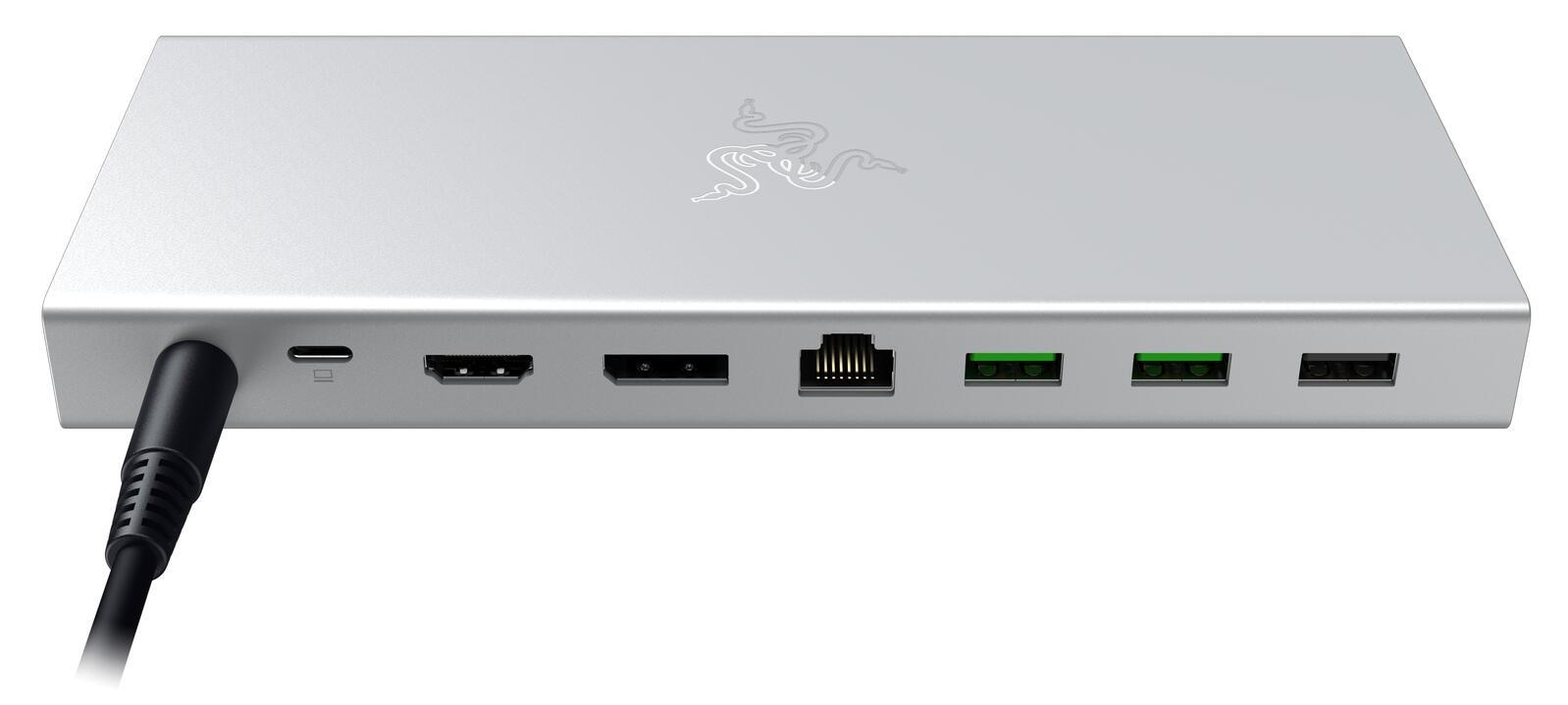 Razer USB 4 Dock USB Type-C 10000 Mbit/s Argent - Razer USB 4 Dock,
