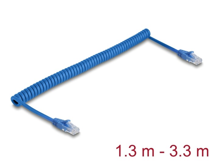 DeLOCK 90363 cavo di rete Blu 3,3 m Cat6 U/UTP (UTP) - DeLOCK 90363,