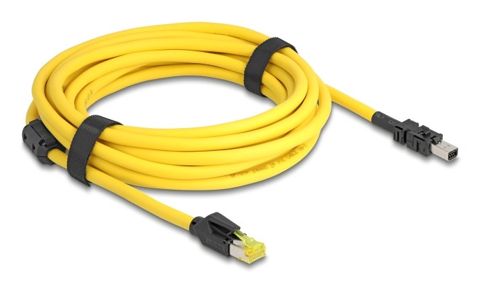 DeLOCK 81253 cable de red Negro, Amarillo 5 m Cat6 - DeLOCK 81253, 5