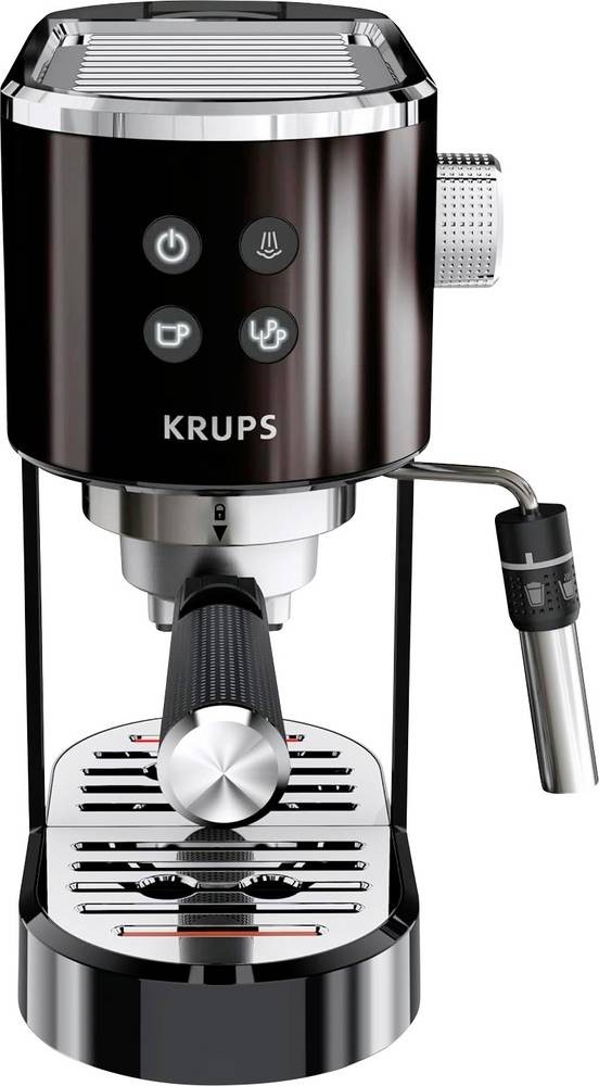 Machine à expresso Krups Virtuoso+ XP444G avec porte-filtre, noire