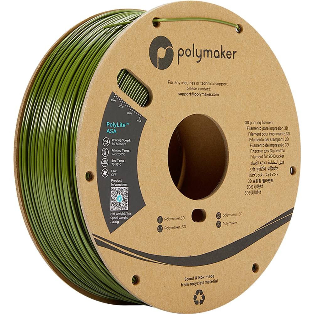 Polymaker PF01009 3D printing material Acrylonitrile styrene acrylate