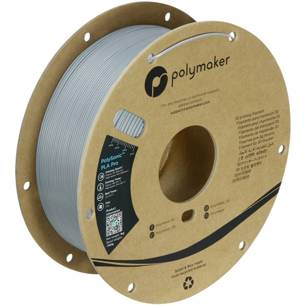 Polymaker PA13003 Filament PLA+ Highspeed Filament, schlagfest 1.75mm