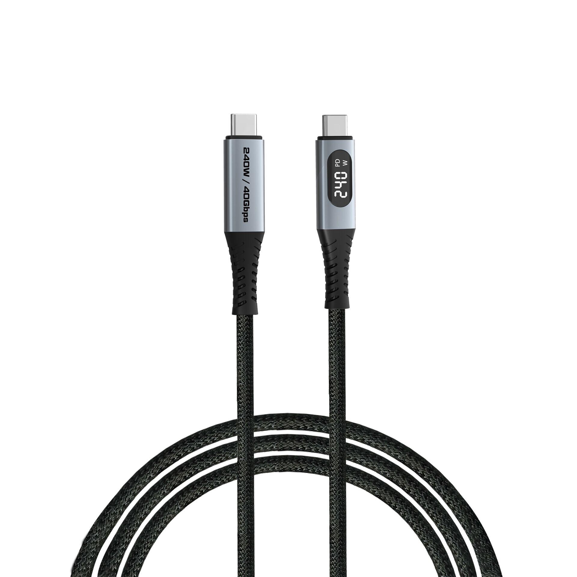 Verbatim Sync & Charge USB C to USB C 240W 40 Gbps Display 120 cm -