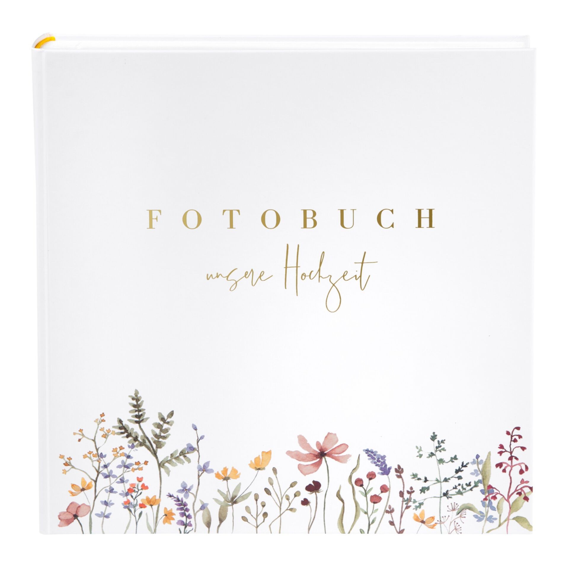 Goldbook Blütenliebe 30x31 60 whitee Pages Hochzeit 08044