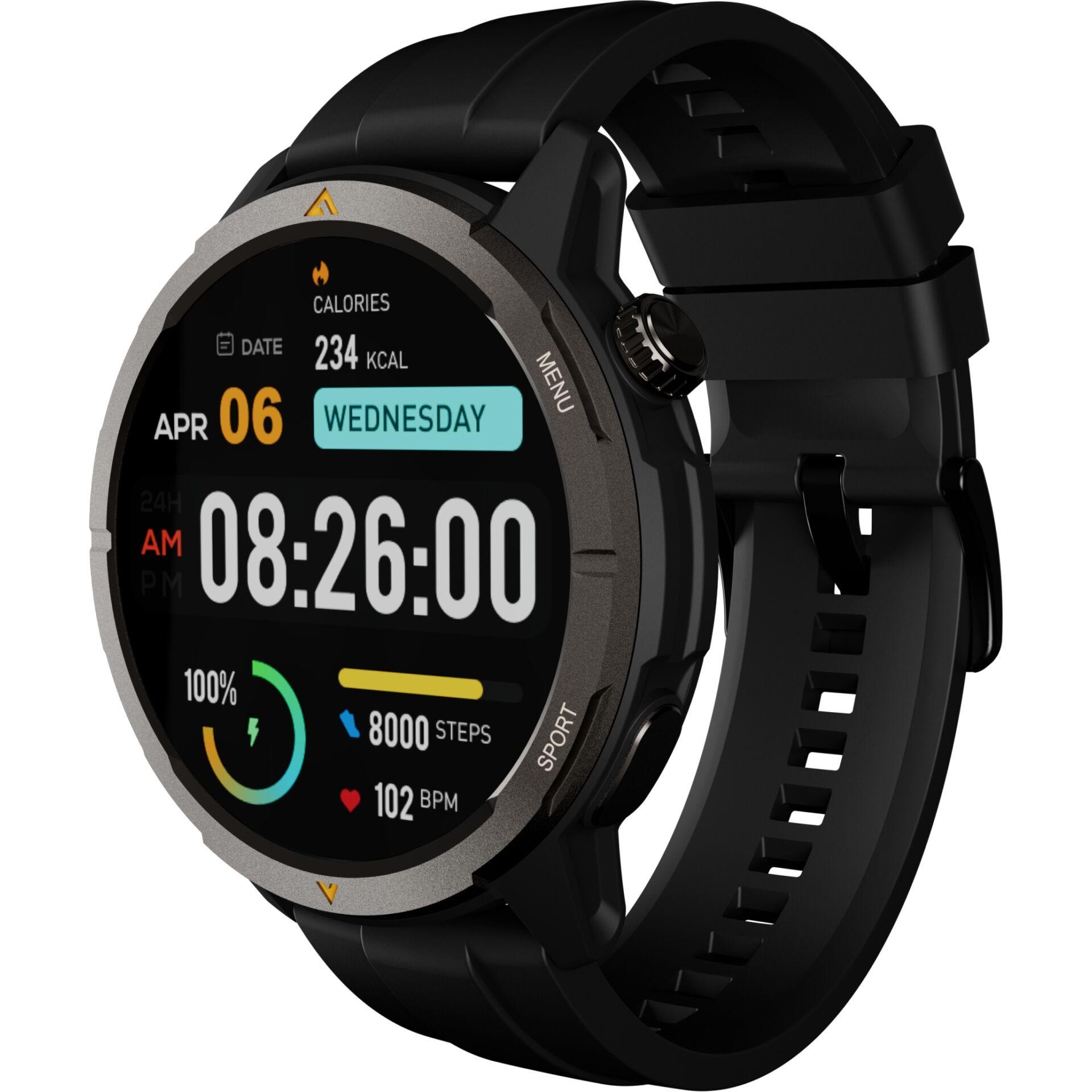 AGM Legion 3.63 cm (1.43") AMOLED Digital Touchscreen Black GPS (
