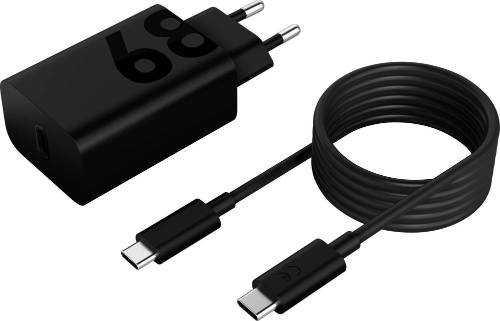 Lenovo 68W USB-C Wall Charger Tablet, Universal Black AC Indoor -