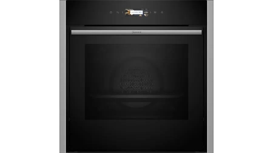 Neff B54CR71N0 oven 71 L Black, Stainless steel - Neff B54CR71N0,