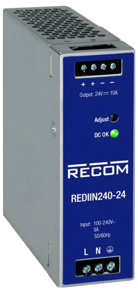 RECOM REDIIN240-24 Hutschienen-home charger (DIN-Rail) 24V 10A 240W
