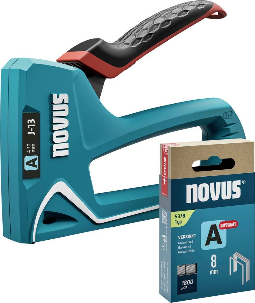 Novus Tools J-13 030-0456 Handtacker Klammernlänge 4 - 10mm