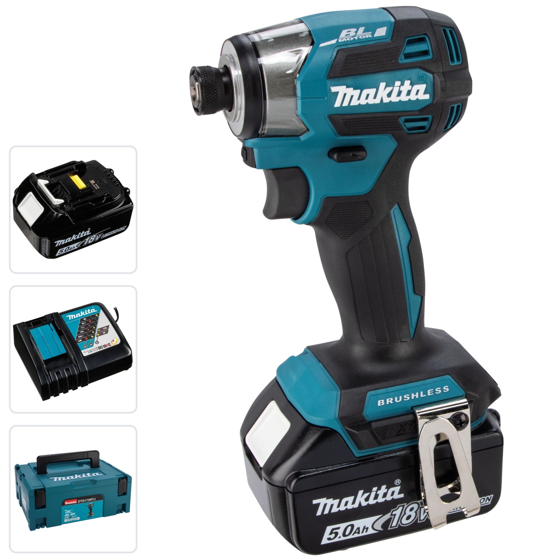 Makita DTD173RTJ DTD173RTJ Akku-Schlagschrauber 180 Nm 18V Anzahl