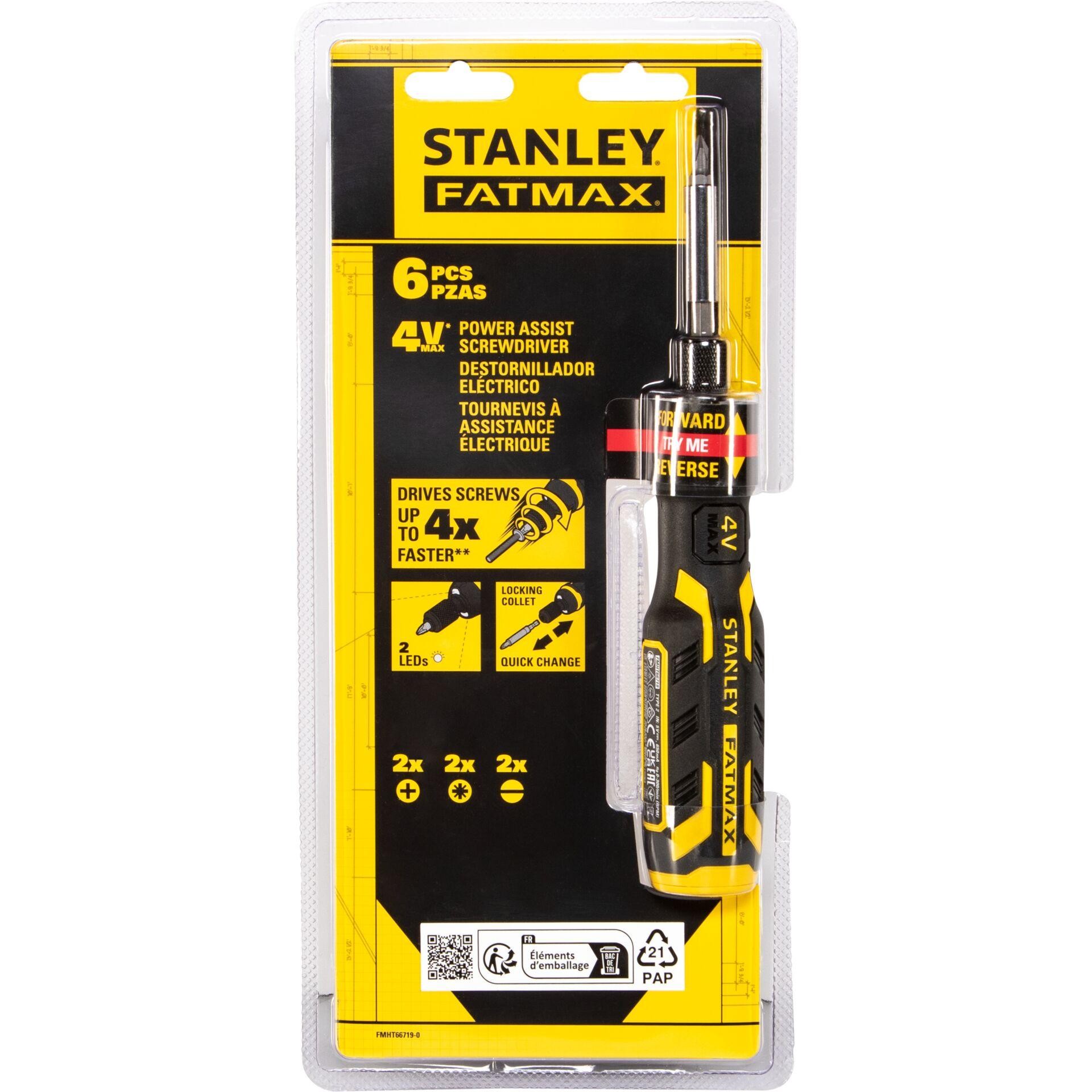 STANLEY FATMAX 4V Power Assist FMHT66719-0 Akku-Schraubendreher 4V