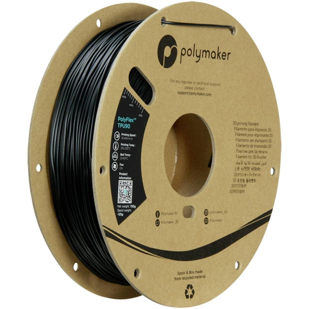 Polymaker PD02001 3D printing material Black 750 g - Polymaker