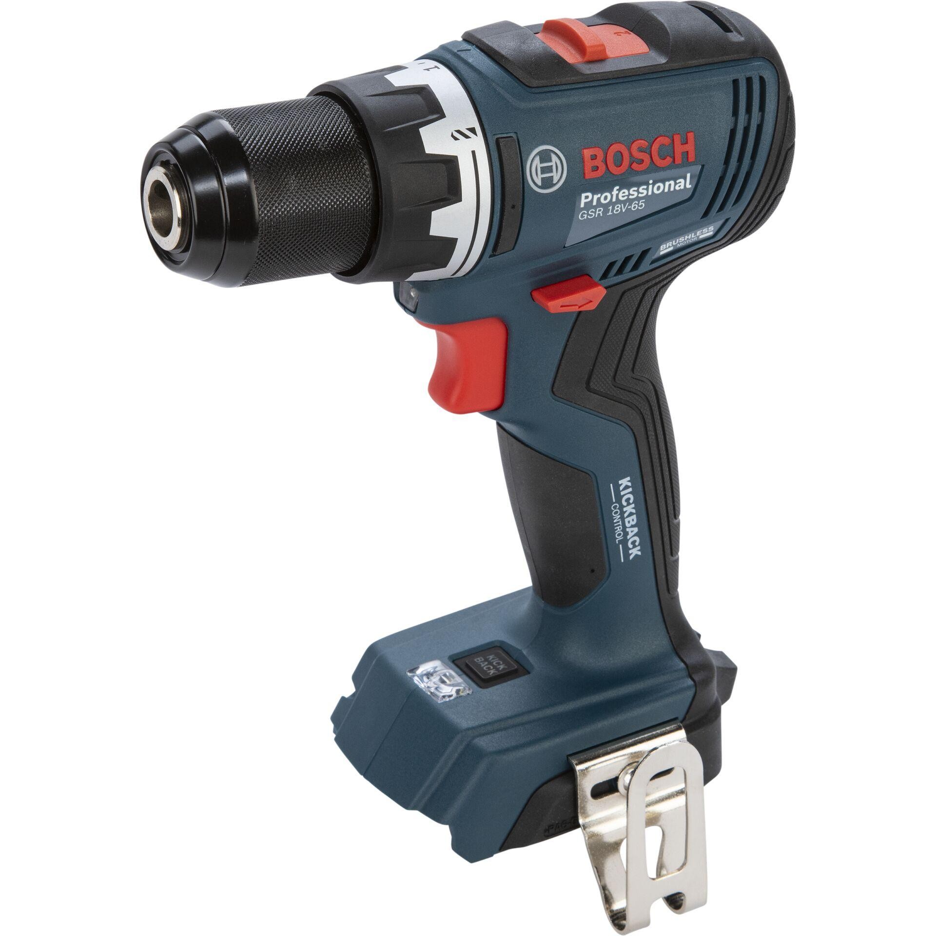 Bosch GSR 18V-65 2100 RPM Key 1.06 kg Black, Blue - Bosch GSR 18V-65,